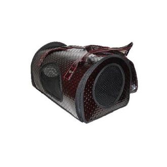 Trade Shop Trade Shop - Borsa Trasportino Vinaccia In Ecopelle Per Cane E Gatto Obl&ograve; Per Respirazione