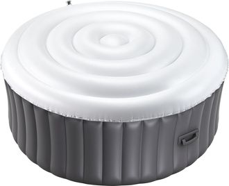 OEM Cubierta Redonda Inflable Para Spa De 165 Cm, Resistente A La Intemperie E Impermeable, Cubierta T&eacute;rmica De Pvc, F&aacute;cil Instalaci&oacute;n, Para Uso En Exteri