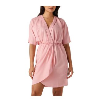 Access Fashion Access Fashion, Kleedjes, Dames, Roze, 3Xs, Polyester, Elegante Roze Mini Jurk