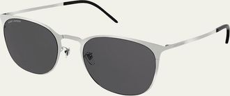 Saint Laurent Mens Round Metal Sunglasses
