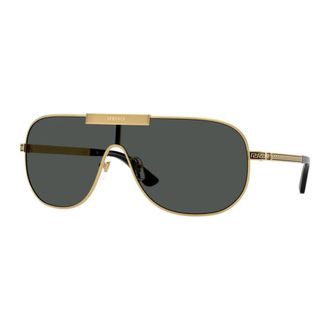 Versace Ladies Black Square Sunglasses VE2293 1002/87
