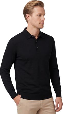 Profuomo polo lange mouw Profuomo zwart