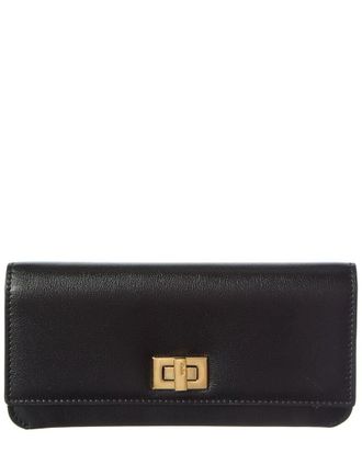 Fendi Fendi Way Leather Continental Wallet