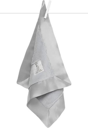 Little Giraffe Luxe Faux Fur Blankie in Silver at Nordstrom