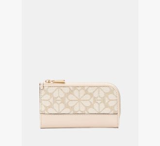 Kate Spade New York Devin Spade Flower Jacquard Bifold Wallet