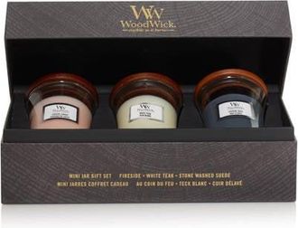 Woodwick geurkaars Giftset Deluxe Mini (set van 3)