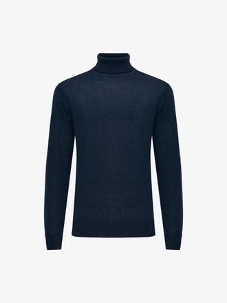 Gentiluomo Rollneck Trui | Donkerblauw