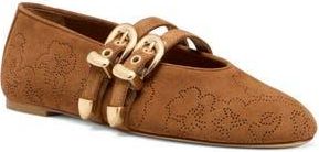 Stuart Weitzman Maven Mary Jane Flat in Doe at Nordstrom Rack, Size 10