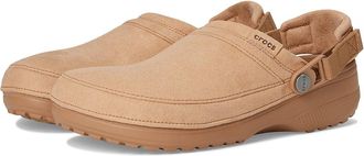 Crocs Classic Crafted Canvas Clogs Clog Shoes Milk Chocolate Suede : Mens 11 - Womens 13 Medium
