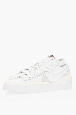 Nike SACAI Patent Leather BLAZER Low-top Sneakers size 49,5