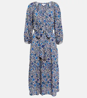 Velvet Maddy floral midi dress