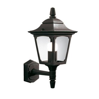 Netlighting Chapel Mini 1 Light Outdoor Wall Lantern Light Black IP44 E27