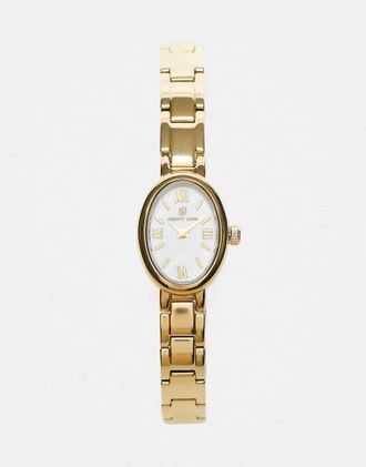 Abbott Lyon Orologio ovale dorato piccolo