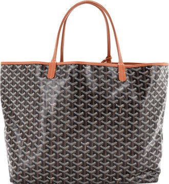Goyard Saint Louis Reversible Tote Coated Canvas and Printed Canvas GM