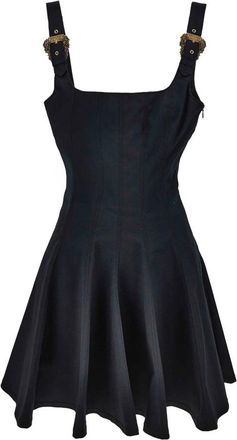 Versace Jeans Couture Kleedjes - Dames - Korte kleedjes - Zwart - L - Kleedjes