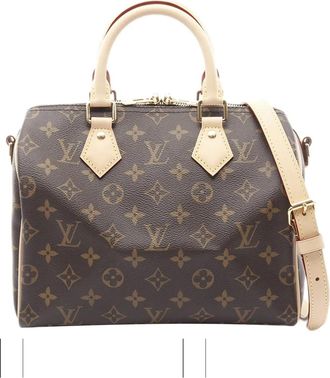 Louis Vuitton Borsa a tracolla Speedy Bandouliere 25 con monogramma 2021-2025 - Marrone