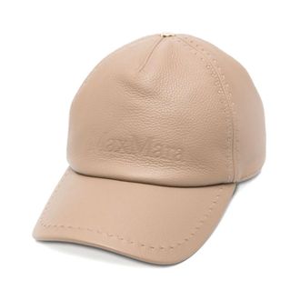 Max Mara Caps, female, Beige, Size: 57 CM Beige Hats for Women