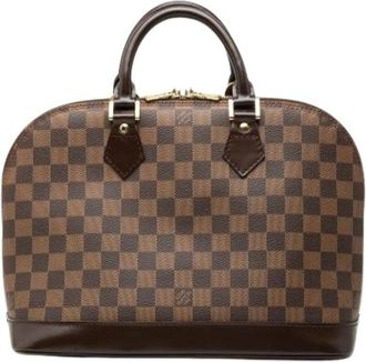 Louis Vuitton Pre-owned Alma PM - Dames - Vintage Handtas - Bruin - ONE Size - Leer - Vintage