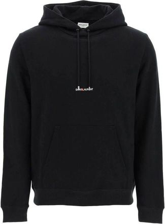 Saint Laurent Black Cotton Mens Sweatshirt
