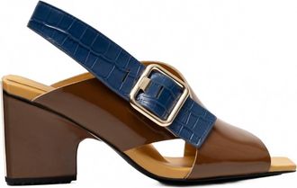 4CCCCees Womens Mirror Verra Slingback Sandal In Brown