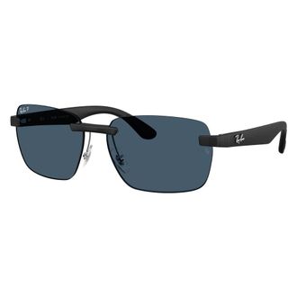 Ray-Ban Sunglasses, unisex, Gray, Size: 59 MM Polarized Sunglasses