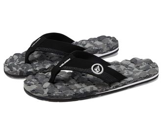 Volcom Recliner Sandals Mens Sandals Grey Combo : 8 D - Medium, Synthetic