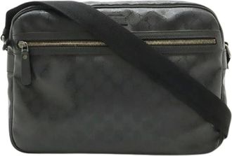 Gucci unisex, Pre-owned, Zwart, Maat: ONE Size Leer