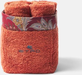 Etro Caladium set of 4 cotton terry face towels