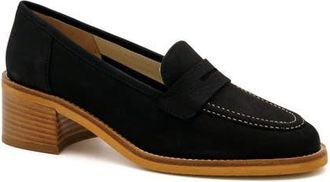 Amalfi By Rangoni Abele Penny Loafer in Black Long Beach at Nordstrom, Size 6.5