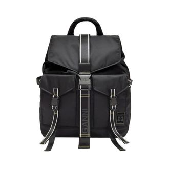 Ganni Dames, Tassen, Zwart, Maat: ONE Size Nylon