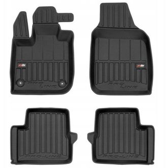 OEM Alfombras Y Felpudos De Goma Fiat 500e El&eacute;ctrico Desde 2021 - Bandeja 3d