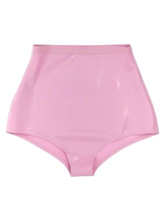 Maison Margiela Latex High Waist Briefs Intimo Pink