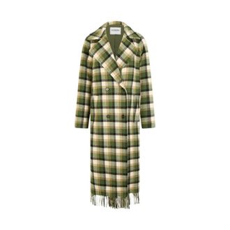 Iceberg Abrigo a cuadros - Coats - Mujer - Verde - M