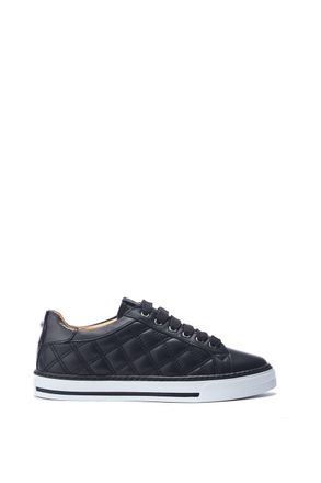 Moda in Pelle Moda in Pelle Womens Arzon Black Sneakers Leather - Size EU 38