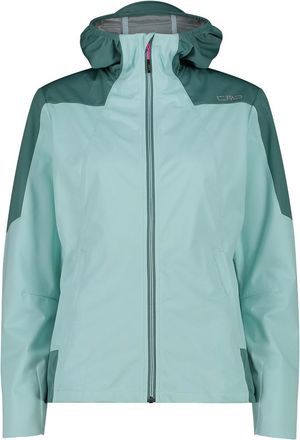 F.lli Campagnolo Womens Jacket Fixed Hood Extralight Softshell Opale/Agave - Green - Size X-Small