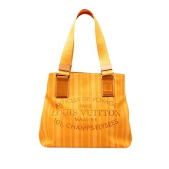 Louis Vuitton Pre-owned Tote Bags, female, Yellow, Size: ONE SIZE Pre-owned Canvas Tote