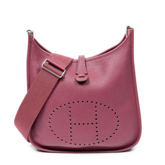 Herm&egrave;s Pre-owned Womens Evelyne III PM Shoulder Bag - Red - One Size