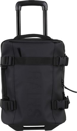 Rains Black Texel Cabin Bag Mini Polyester Suitcase