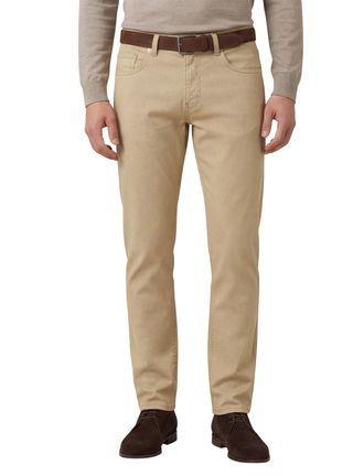 Pierre Cardin Lyon tapered 5-p pantalon Futureflex camel
