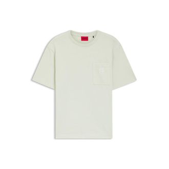 HUGO BOSS Cotton-jersey T-shirt with embroidered logo