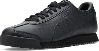 Puma Roma 24 Standard Mens Lace up casual Shoes Puma Black/Puma Black : 11.5 D - Medium, Leather