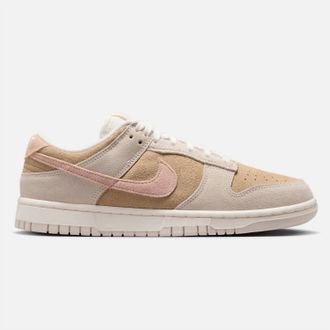 Nike Womens Dunk Low Shoes In Phantom Washed Coral