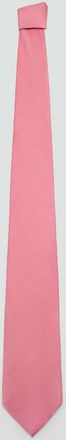 Mango Cravatta seta tinta unita rosa pastello - Uomo - Taglia unica - MANGO MAN