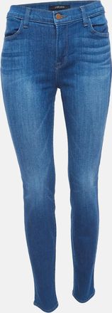 J Brand Blue Denim Super Skinny Jeans L Waist 31