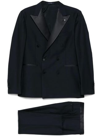 Tagliatore double-breasted suit - Blue