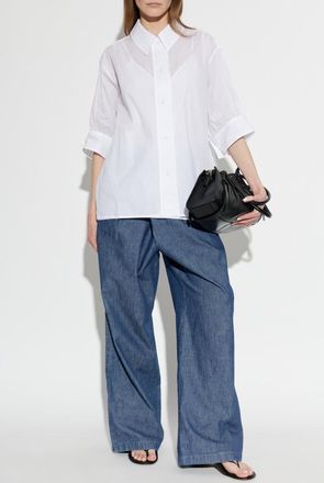 Jil Sander Loose-fit Trousers, Womens, Blue