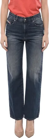 Diesel Blue Regular High Rise Jeans