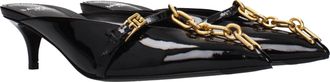 Balmain Patent Leather Heel - Black