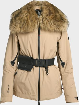 Moncler Vizelle Belted Performance Jacket