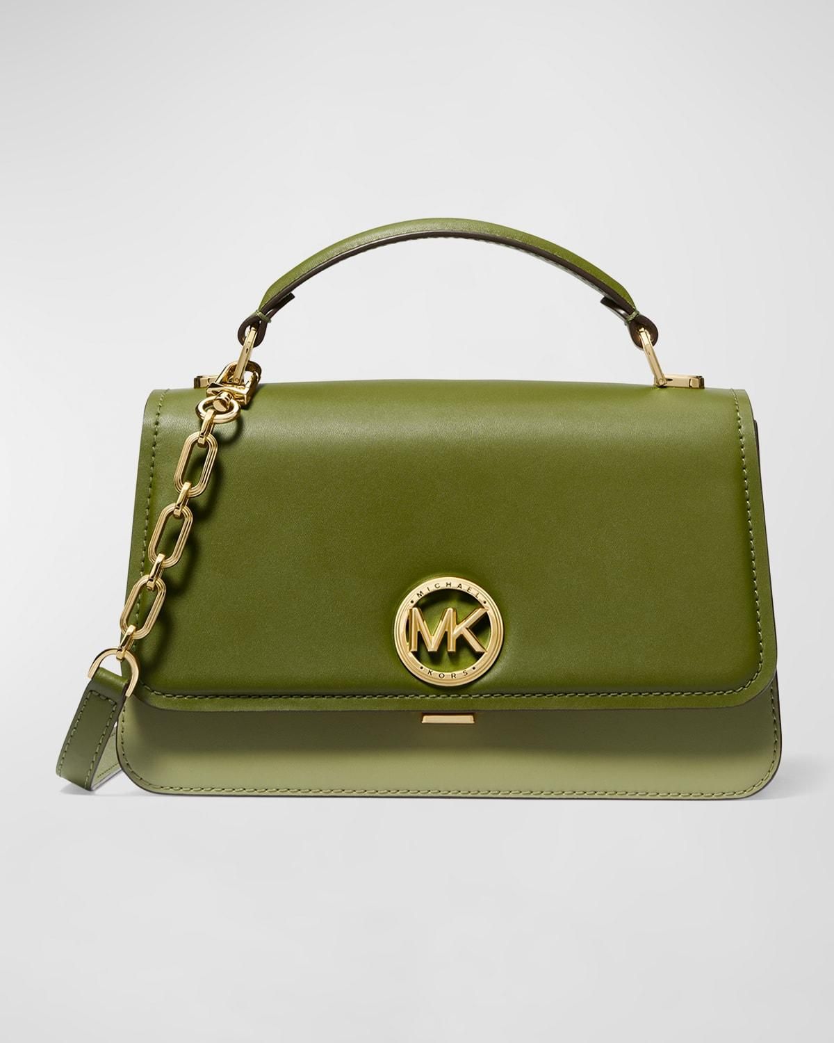 Michael kors purse Rose handle bag crossbody green mk on sale